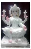 White Marble Laxmi Sculpture