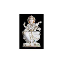 white marble saraswati statues