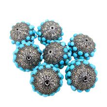 Turquoise Spacer Ball Findings