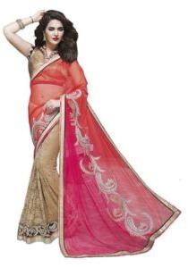 Wedding Wear Net Saree