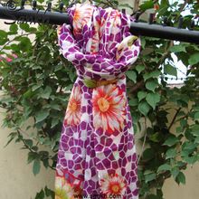 Silk Wool Women Scarf