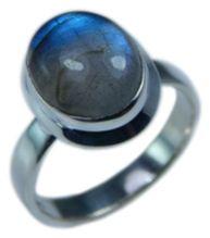 Oval Labradorite Ring