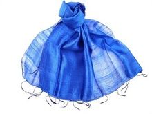 silk solid color scarf