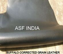 BUFFALO GRAIN EMBOSSED ZUGGRAIN PRINT LEATHER