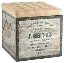 wool storage ottomans