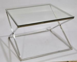 stainless steel coffee table