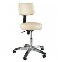 Therapist Stool with Backrest