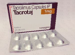 Tacrolimus 1 mg Capsules IP (Tacrotaj 1mg)