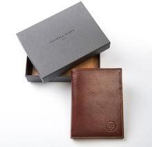 Magnetic Leather Bi Fold Money Clip Wallets