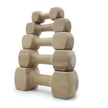 Wooden Dog Dumbbell Toy for Pet