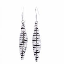 tribal silver earrings