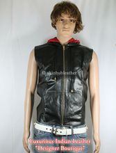 sheep leather hip hoppers hoodie