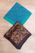 Silk classic design pocket squares