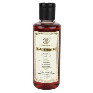 SANDALWOOD MASSAGE OIL PARABEN MINERAL OIL FREE