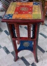 Indian wooden antique beautiful stool
