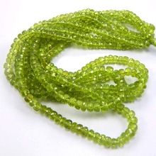 natural faceted peridot beads