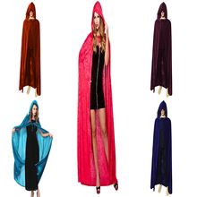 Velvet Long Sleeveless Halloween Cape