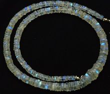 Moonstone Faceted Heishi beads