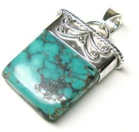 Tibetan Turquoise Pendant