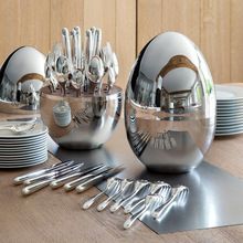 Silver Plated Flatware Holder