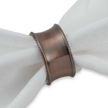 Copper Antique Hammered napkin ring