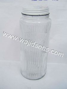 Glass Jar with Metal Lid