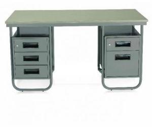 Steel office executive table 5 storage