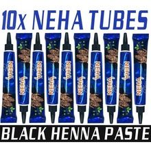 Instant Black Henna Paste Tubes