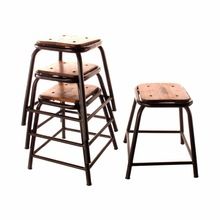 wood iron bar stools