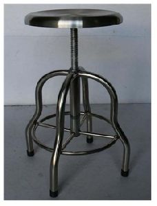 stainless steel adjustable lab stool