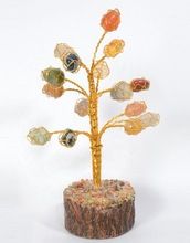 Stone Chakra Healing Gemstone Tree