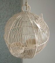 Wire ball Bird House