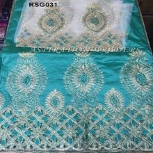 Nigeria Raw Silk George Fabric