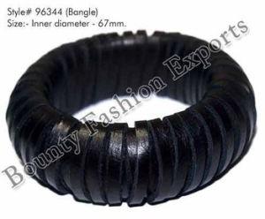 Fashion Woven Black Bangles