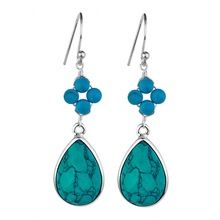 Turquoise gemstone Dangle earring