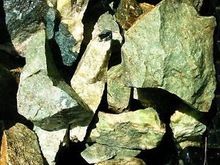 Idocrase Rough Raw Green Material natural stone