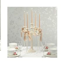 white wedding candelabra