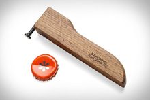 Wooden Nail Bottle Opener