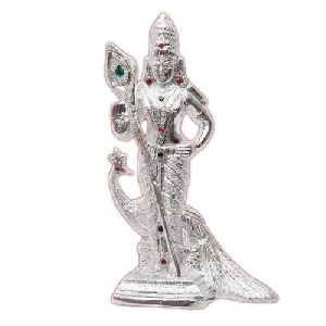 Murugan Silver Statue