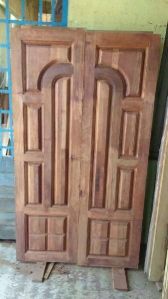 Teak Wood Simple Designer Panal Doors