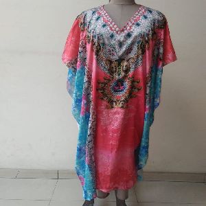 Woman Satin Kaftan