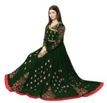 Womens Georgette Zari Embroidery Anarkali Suit