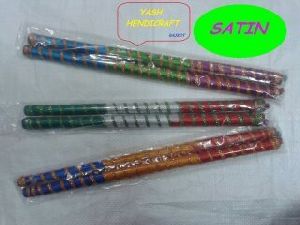 Decorative Wooden Dandiya Sticks