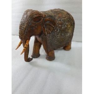 Wooden hand Carved Elephant