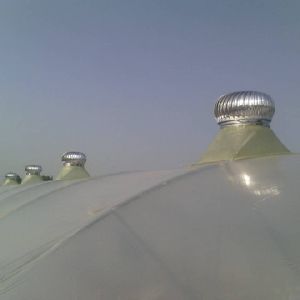 Poly house ventilation system