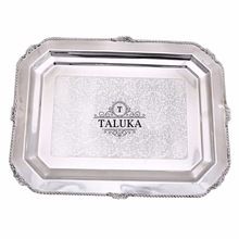 serving tray brass plate
