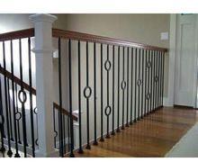 Solid Iron Basket Balusters Stairs