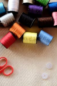 colored cotton thread