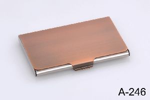 Aluminium Slim Business Card Holder
