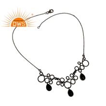 Black Onyx Gemstone Necklace